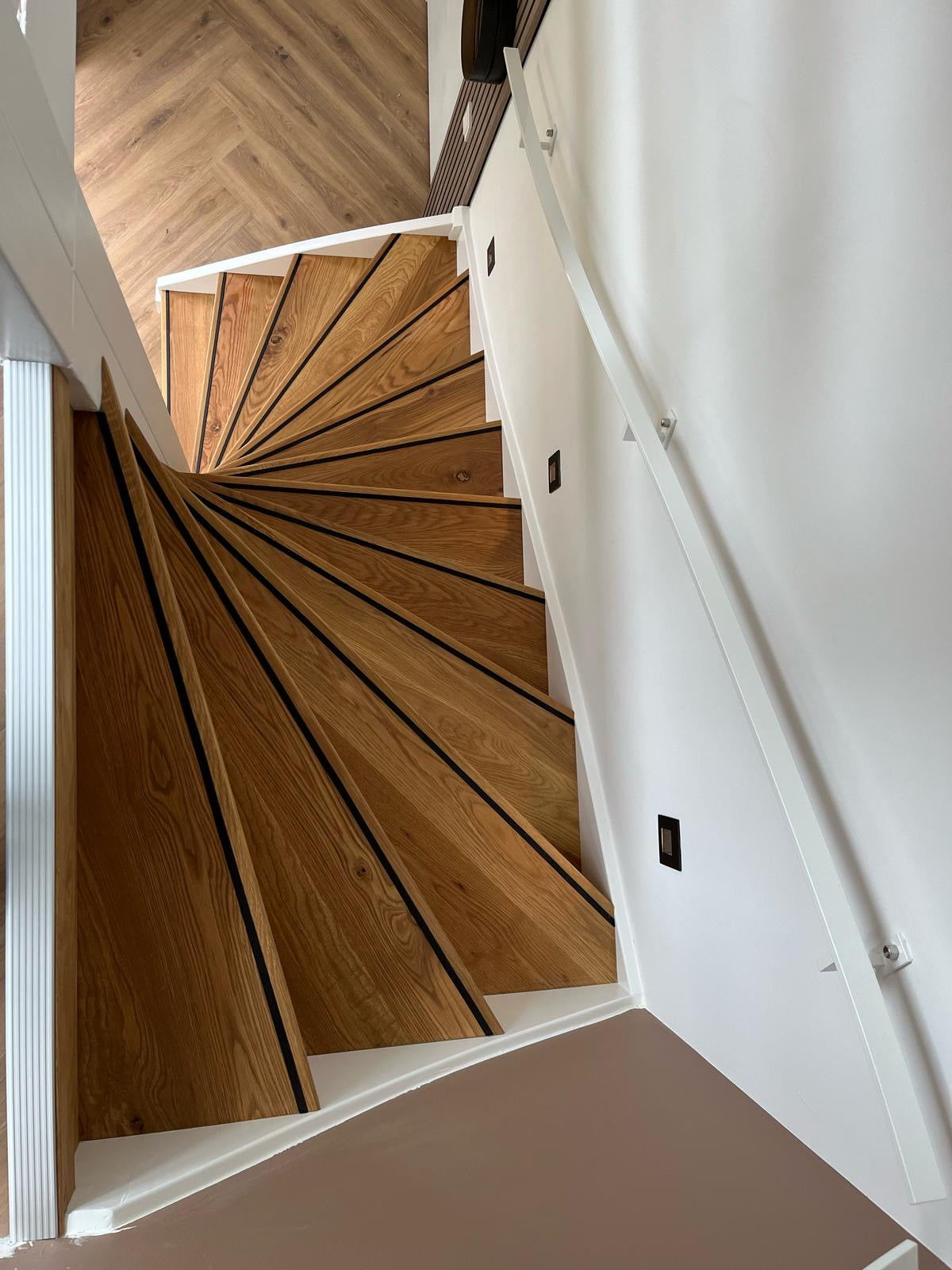 Open traprenovatie set - Smoked Oak