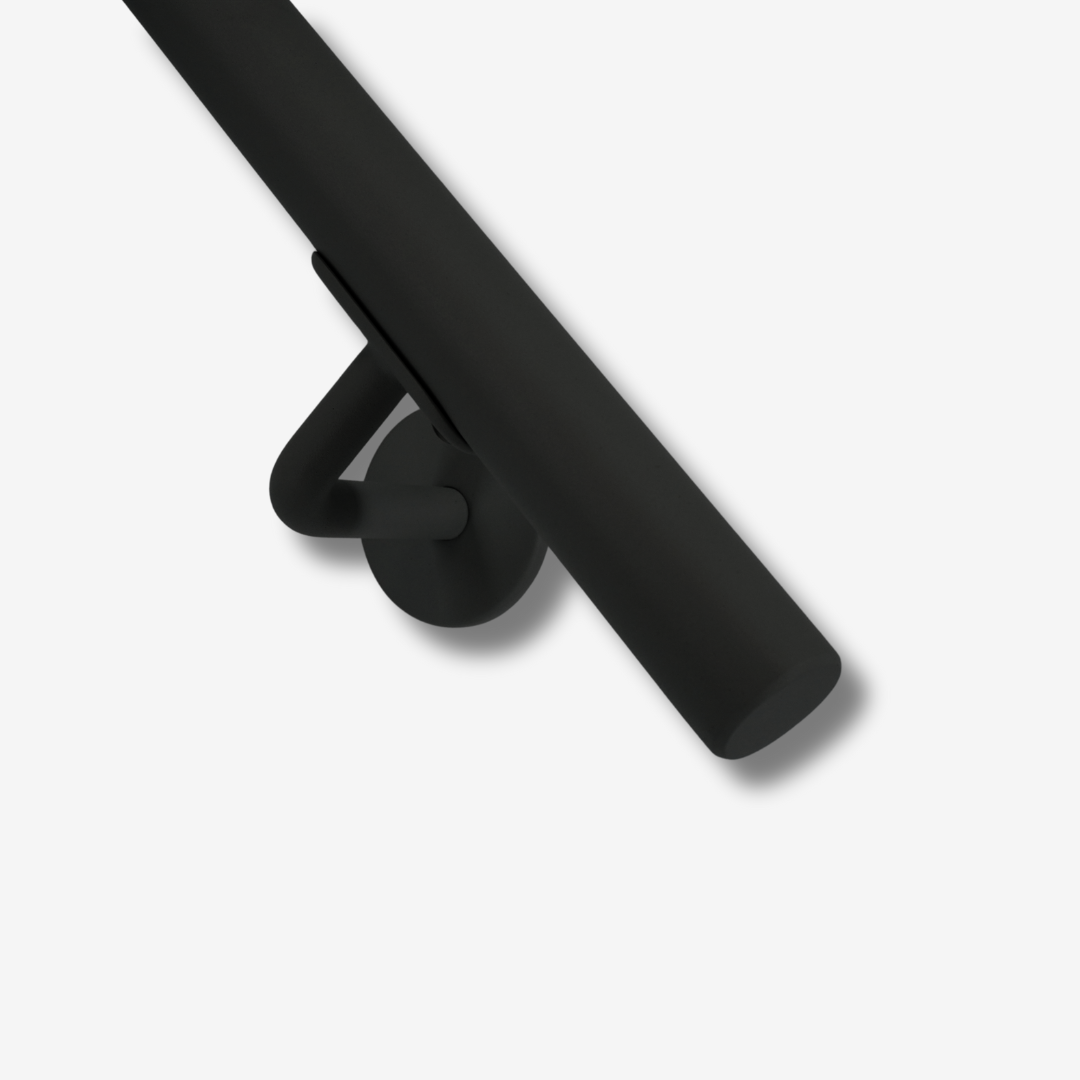 Stalen trapleuning – Rond 30 mm – Inclusief leuninghouders R3 – Keuze uit andere houders