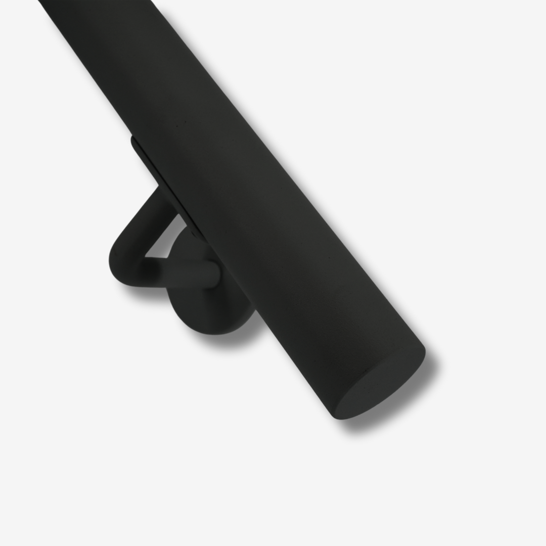 Stalen trapleuning – Rond 40 mm – Inclusief leuninghouders R3 – Keuze uit andere houders