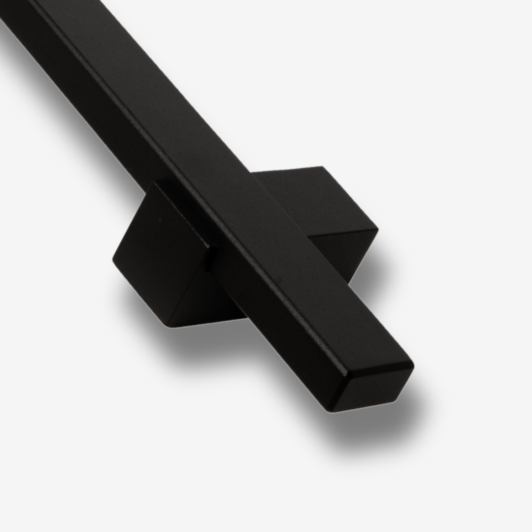 Stalen trapleuning – Rechthoek 40x20 mm – Inclusief leuninghouders B3