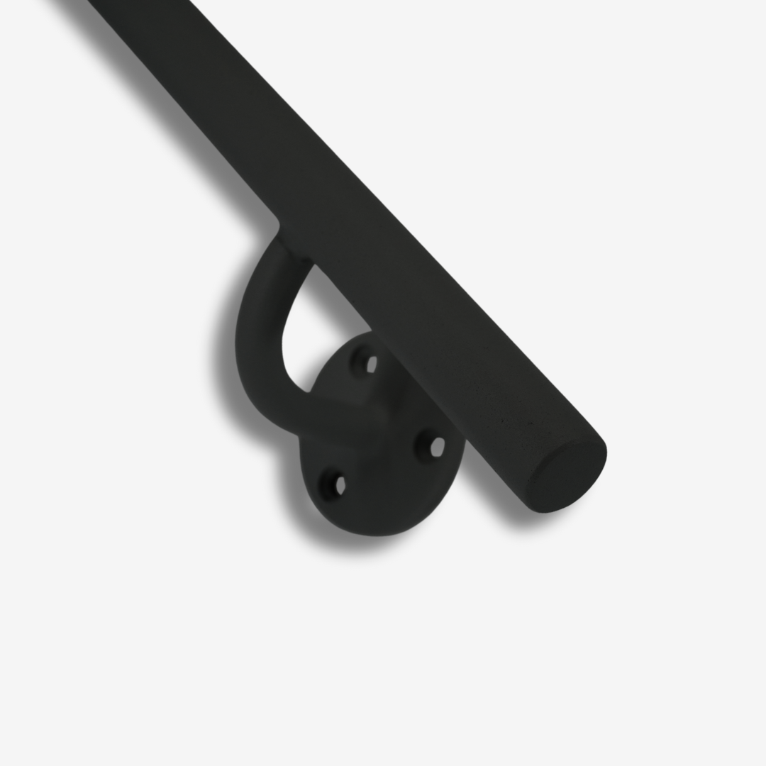 Stalen trapleuning – Rond 25 mm – Inclusief aangelaste leuninghouders R3