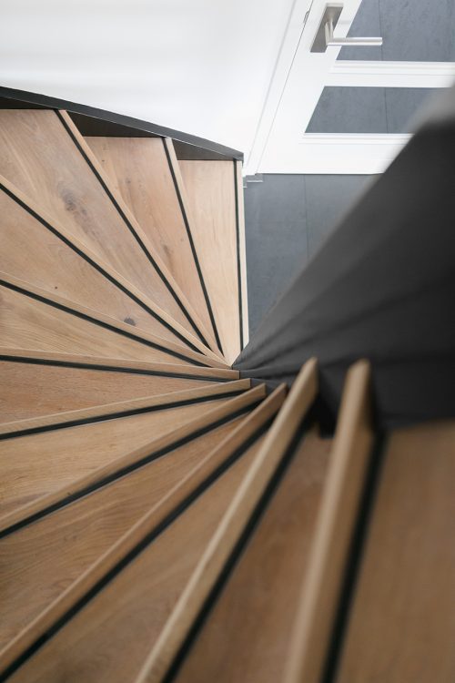 Eiken open trap recht doe-het-zelf pakket