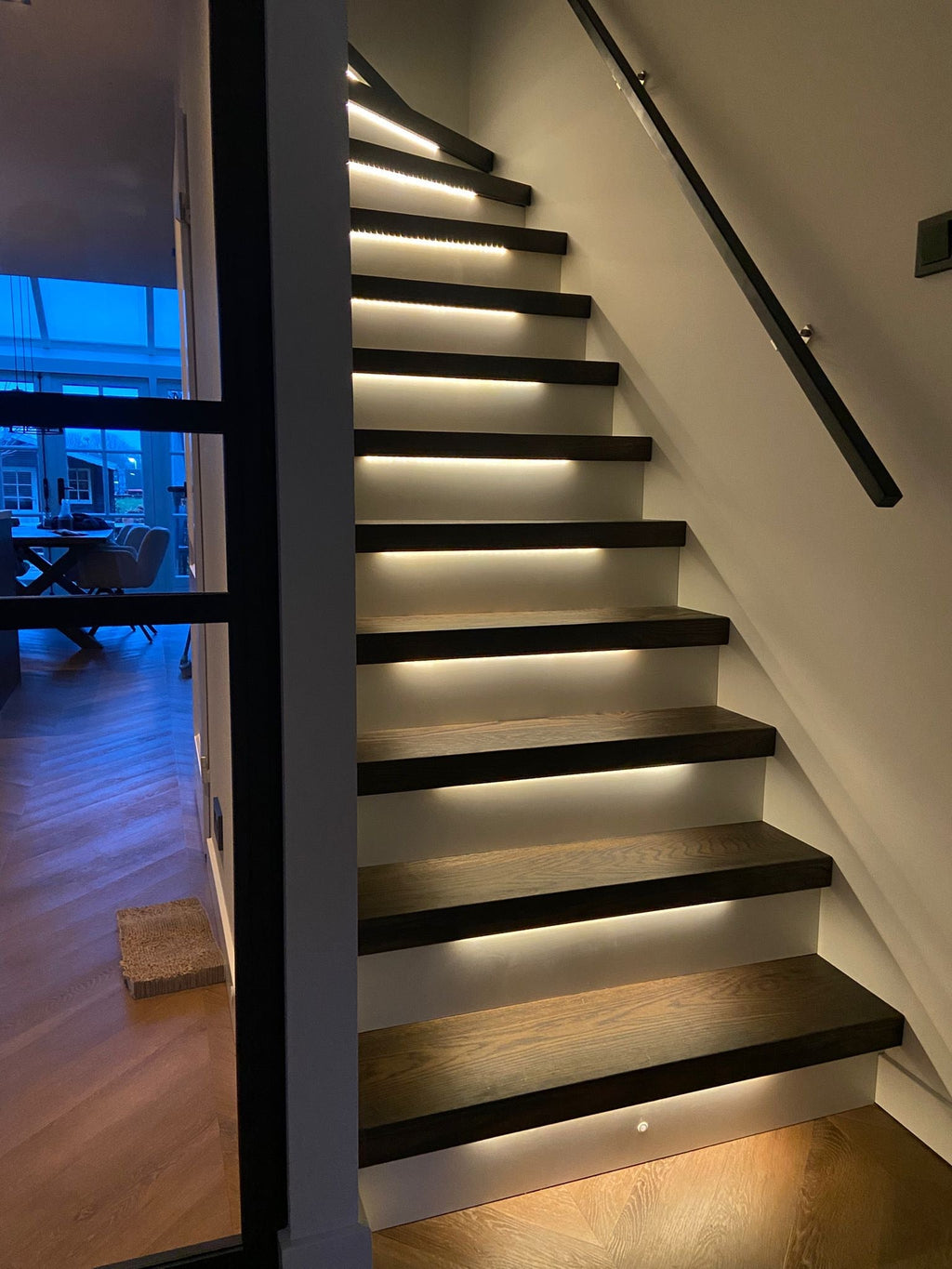 Led trapverlichting set warm wit compleet