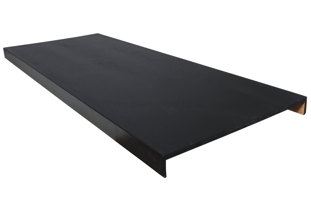 Dubbele Zwarte Overzettrede 140X54Cm Zonder Anti-Slip