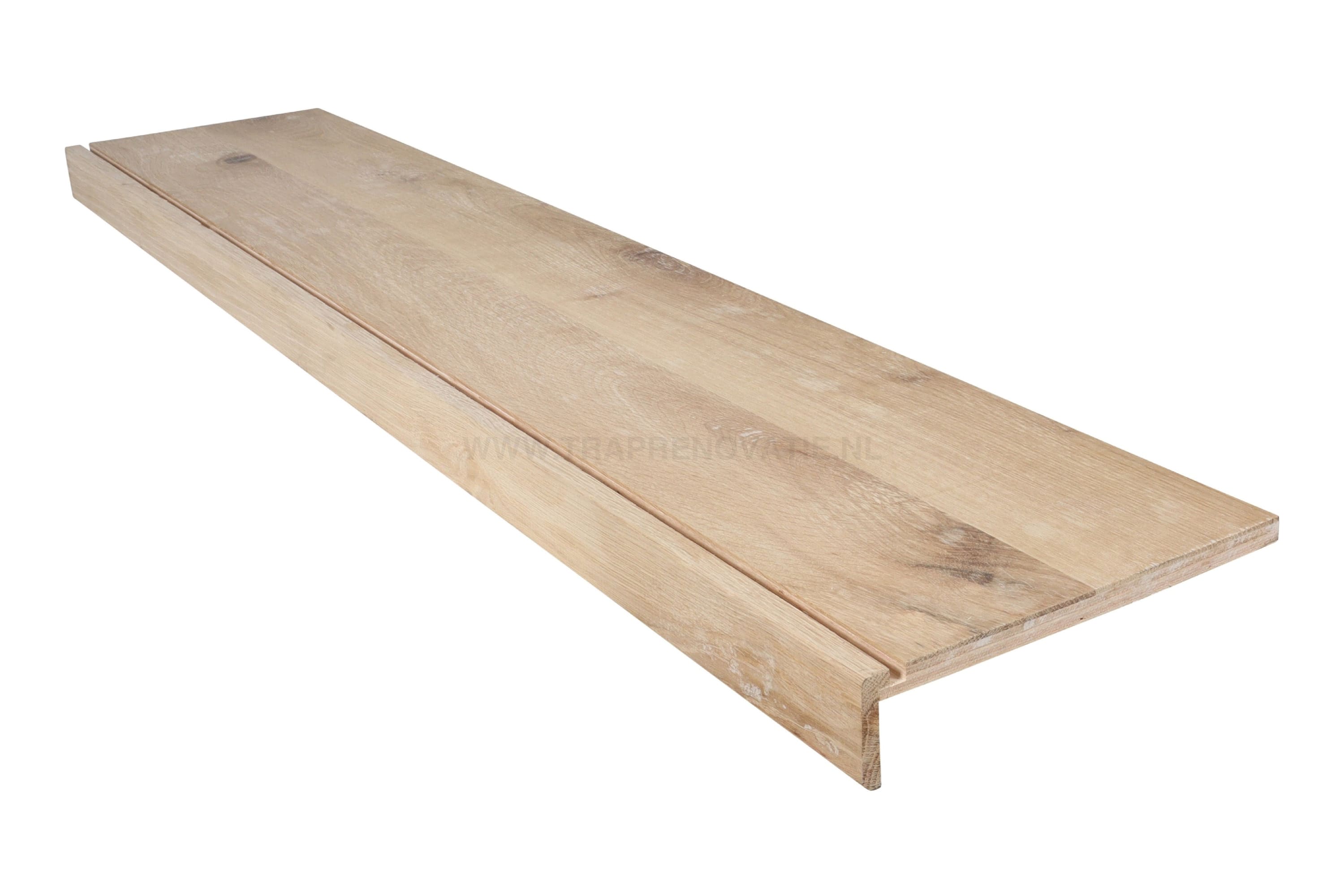 Enkele Eiken Overzettrede 100X26Cm Met Anti-Slip Maak Een Keuze...