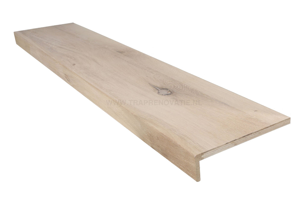 Enkele Eiken Overzettrede 100X26Cm Zonder Anti-Slip