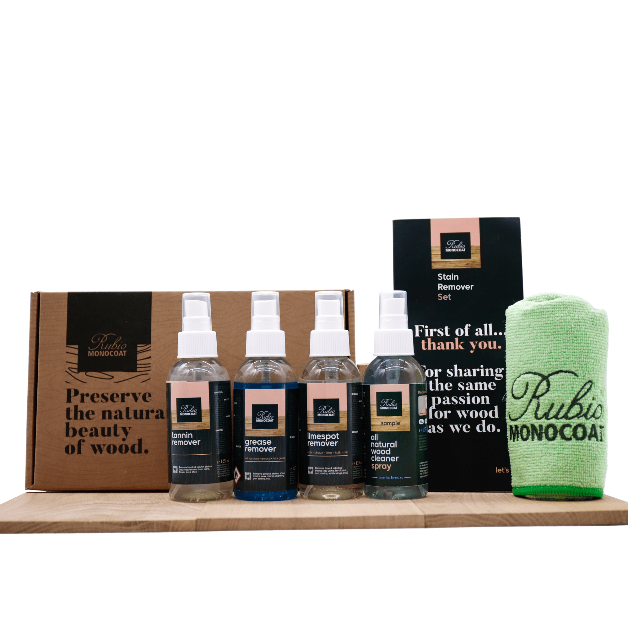 Stain Remover Set - Verwijdert Alle Vlekken Op Binnenhout